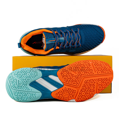 KING OF DRIBBLE Sepatu Badminton/Bulu Tangkis Hundred Hypercourt HBFS-4M113-4 Original