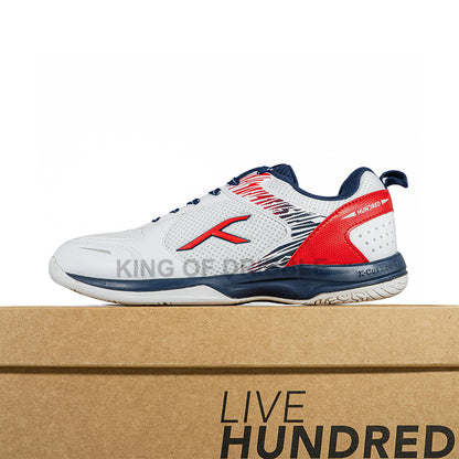 KING OF DRIBBLE Sepatu Badminton/Bulu Tangkis Anak Hundred Court Star Pro HBFS-4M119-2 Original