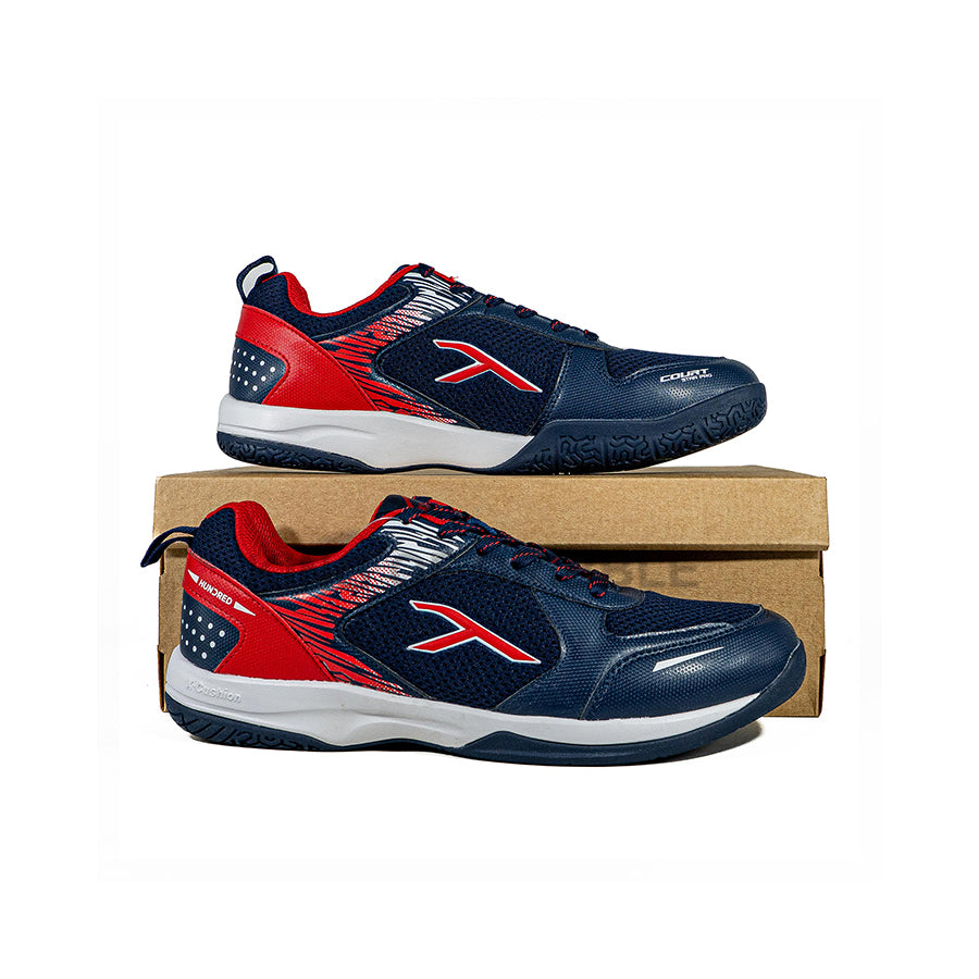 KING OF DRIBBLE Sepatu Badminton/Bulu Tangkis Anak Hundred Court Star Pro HBFS-4M119-4 Original