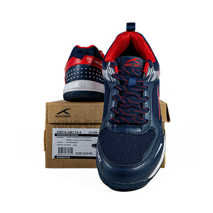 KING OF DRIBBLE Sepatu Badminton/Bulu Tangkis Anak Hundred Court Star Pro HBFS-4M119-4 Original