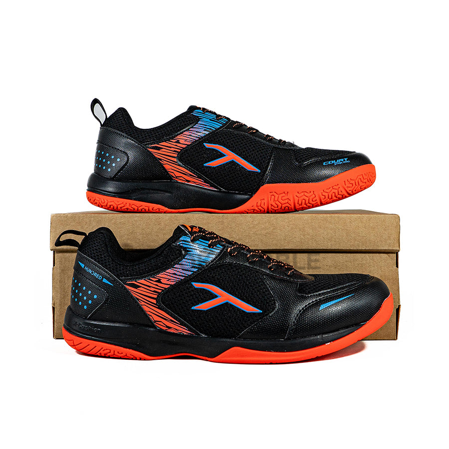 KING OF DRIBBLE Sepatu Badminton/Bulu Tangkis Anak Hundred Court Star Pro HBFS-4M119-7 Original