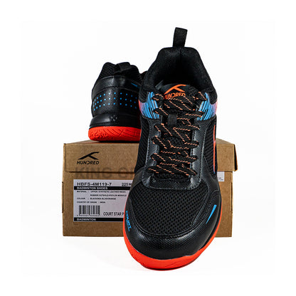 KING OF DRIBBLE Sepatu Badminton/Bulu Tangkis Anak Hundred Court Star Pro HBFS-4M119-7 Original