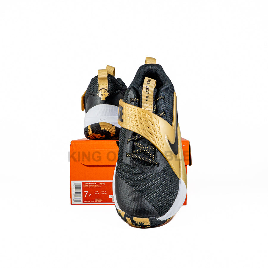 KING OF DRIBBLE Sepatu Basket Anak Nike Team Hustle D HF6279-003 Original