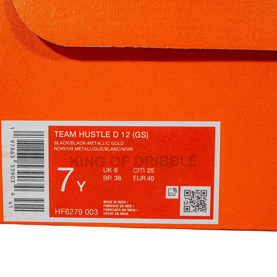 KING OF DRIBBLE Sepatu Basket Anak Nike Team Hustle D HF6279-003 Original