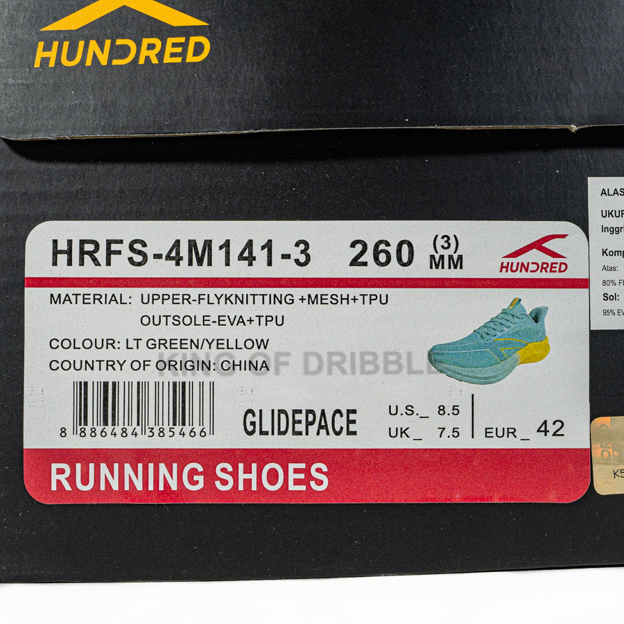 Sepatu Running/Lari Hundred Glidepace HRFS-4M141-3 Original BNIB