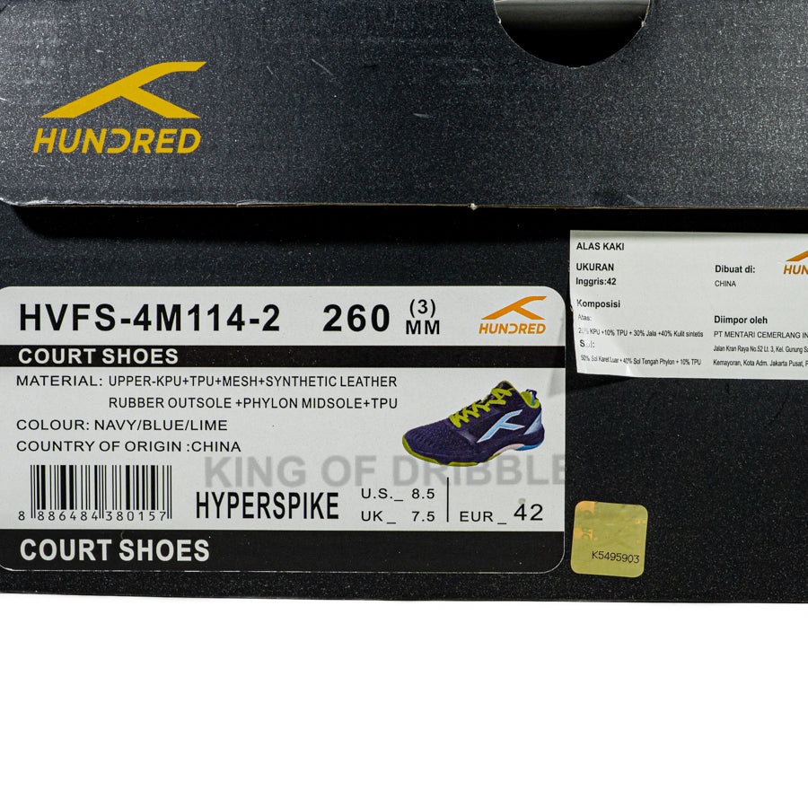KING OF DRIBBLE Sepatu Volley Hundred Hyperspike HVFS-4M114-2 Original