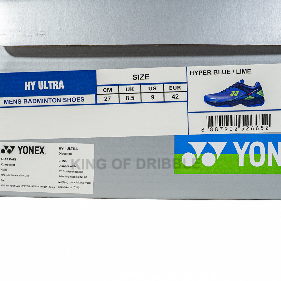 KING OF DRIBBLE Sepatu Badminton/Bulu Tangkis Yonex Hy Ultra HYULTRA-HBL Original