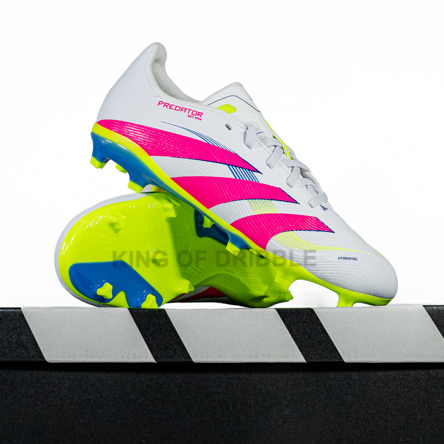 KING OF DRIBBLE Sepatu Bola Anak Adidas Predator League FG/MG JR ID3752 Original