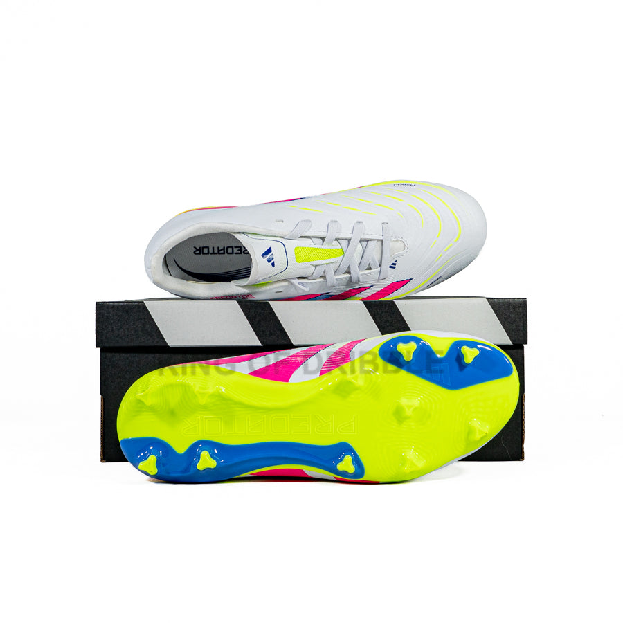 KING OF DRIBBLE Sepatu Bola Anak Adidas Predator League FG/MG JR ID3752 Original