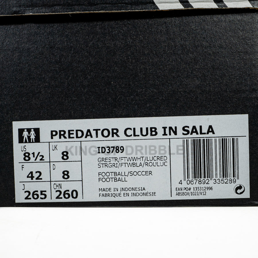 KING OF DRIBBLE Sepatu Futsal Adidas Predator Club IN Sala ID3789 Original
