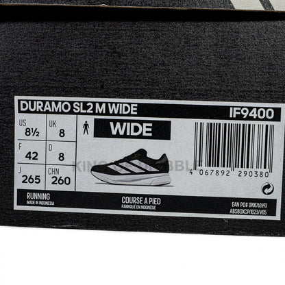 KING OF DRIBBLE Sepatu Running/Lari Adidas Duramo SL2 M Wide IF9400 Original