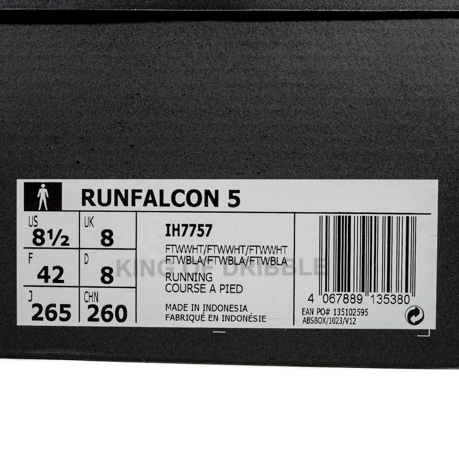 KING OF DRIBBLE Sepatu Running/Lari Adidas Runfalcon 5 IH7757 Original