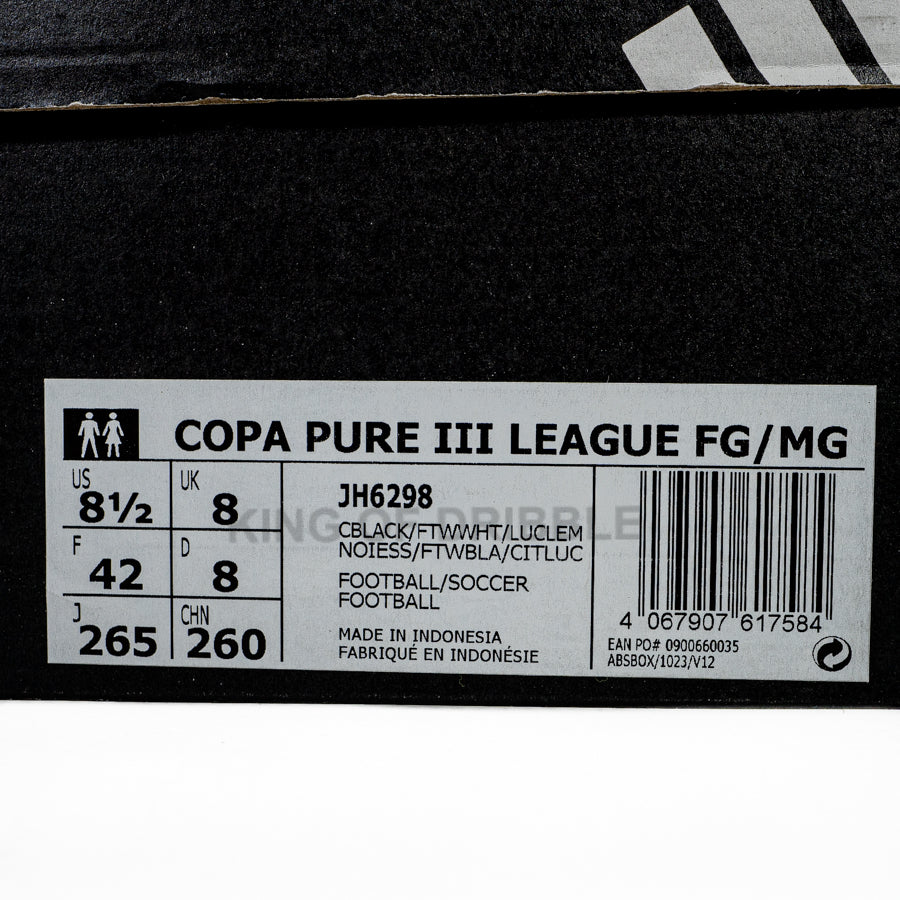 KING OF DRIBBLE Sepatu Bola Adidas Copa Pure III League FG/MG JH6298 Original