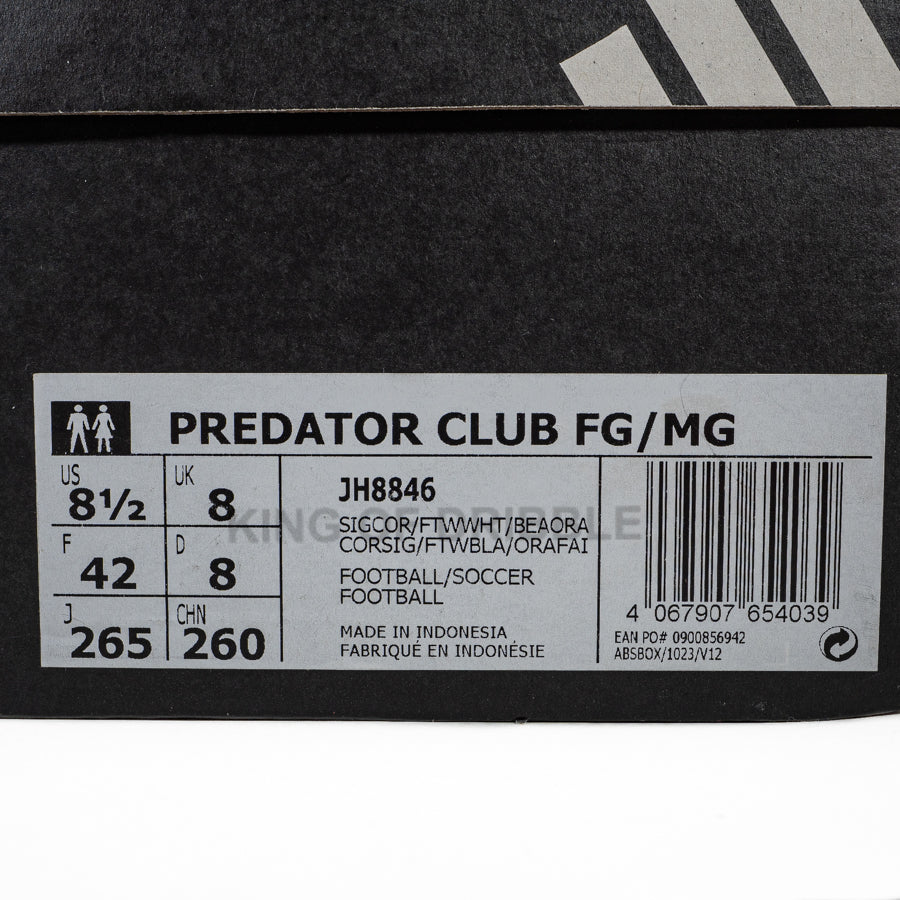KING OF DRIBBLE Sepatu Bola Adidas Predator Club FG/MG JH8846 Original