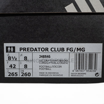 KING OF DRIBBLE Sepatu Bola Adidas Predator Club FG/MG JH8846 Original