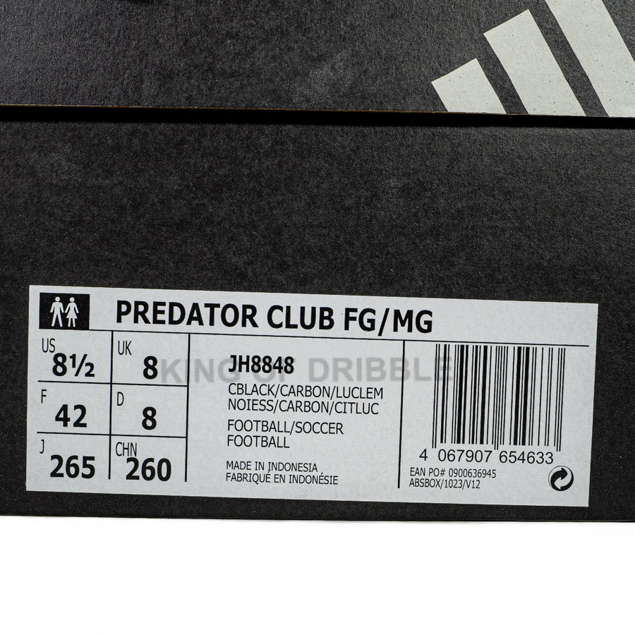 KING OF DRIBBLE Sepatu Bola Adidas Predator Club FG/MG JH8848 Original