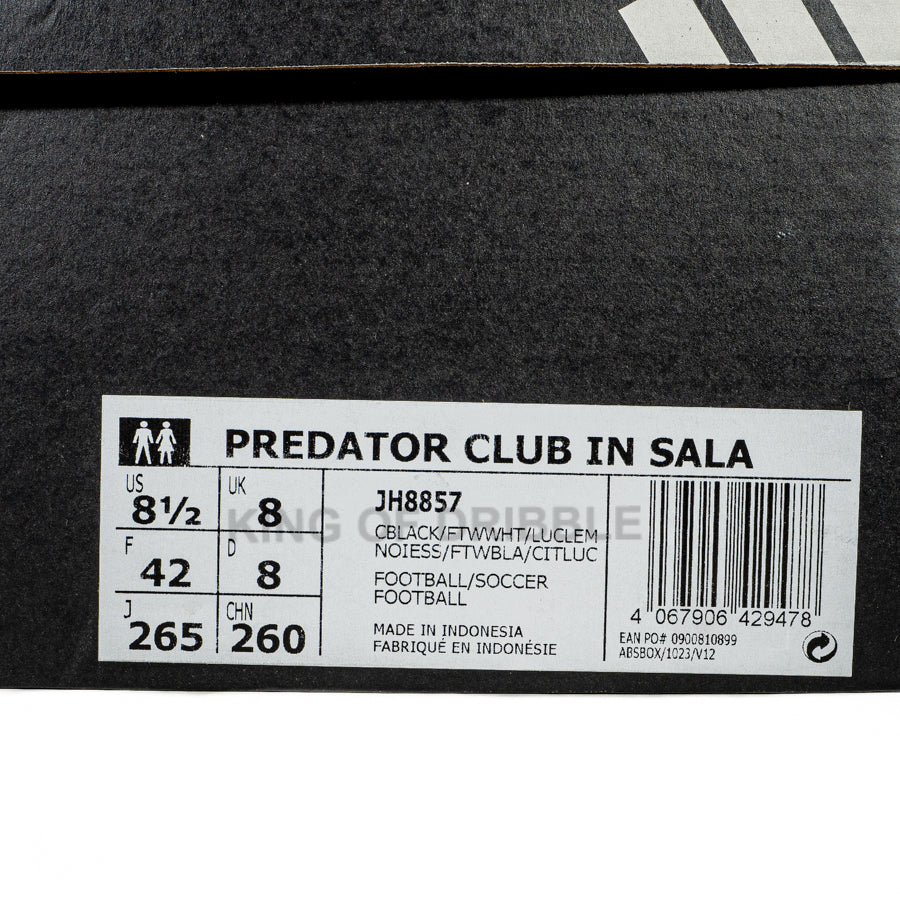 KING OF DRIBBLE Sepatu Futsal Adidas Predator Club IN Sala JH8857 Original