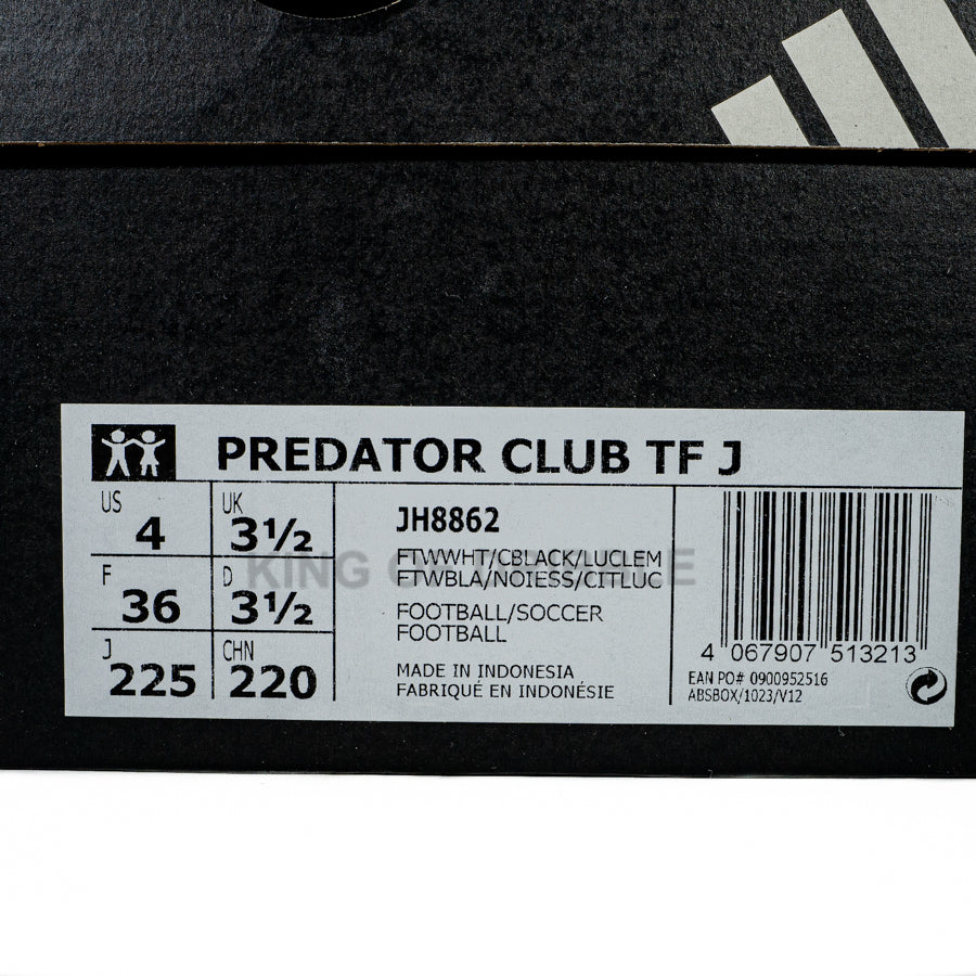 KING OF DRIBBLE Sepatu Mini Soccer Anak Adidas Predator Club TF JR JH8862 Original