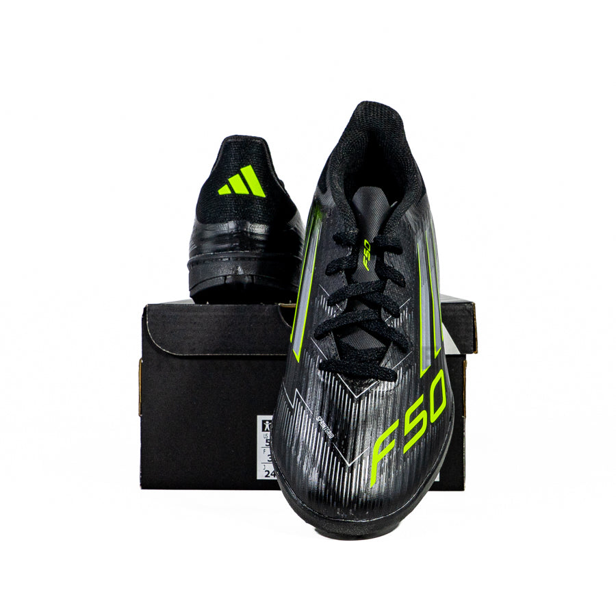 KING OF DRIBBLE Sepatu Mini Soccer Anak Adidas F50 League TF JR JH9999 Original