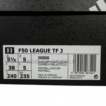 KING OF DRIBBLE Sepatu Mini Soccer Anak Adidas F50 League TF JR JI0000 Original