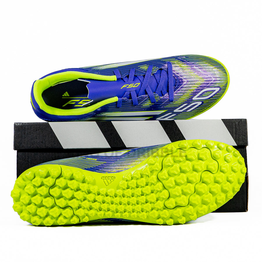 KING OF DRIBBLE Sepatu Mini Soccer Adidas F50 Club TF JI0026 Original