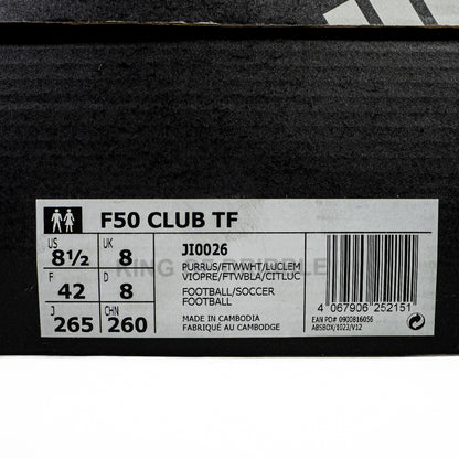 KING OF DRIBBLE Sepatu Mini Soccer Adidas F50 Club TF JI0026 Original