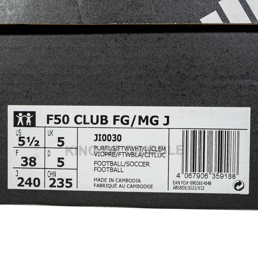 KING OF DRIBBLE Sepatu Bola Anak Adidas F50 Club FG/MG JR JI0030 Original