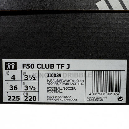 KING OF DRIBBLE Sepatu Mini Soccer Anak Adidas F50 Club TF JR JI0039 Original