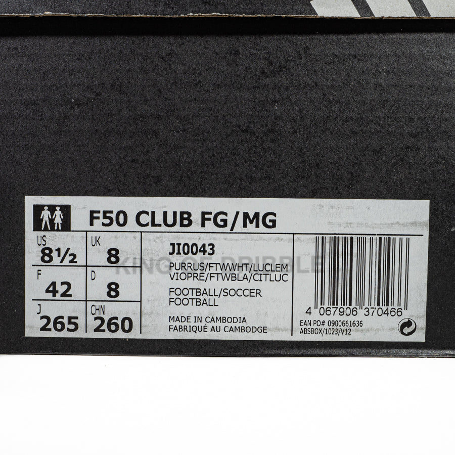 KING OF DRIBBLE Sepatu Bola Adidas F50 Club FG/MG JI0043 Original
