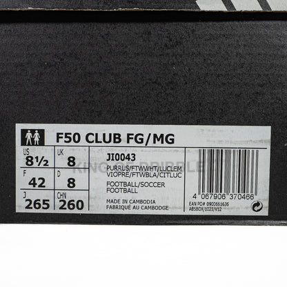 KING OF DRIBBLE Sepatu Bola Adidas F50 Club FG/MG JI0043 Original