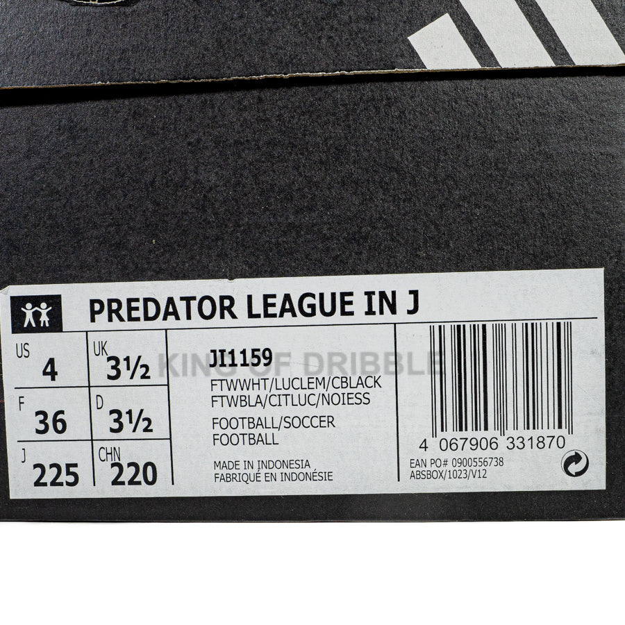 KING OF DRIBBLE Sepatu Futsal Anak Adidas Predator League IN JR JI1159 Original