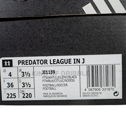 KING OF DRIBBLE Sepatu Futsal Anak Adidas Predator League IN JR JI1159 Original