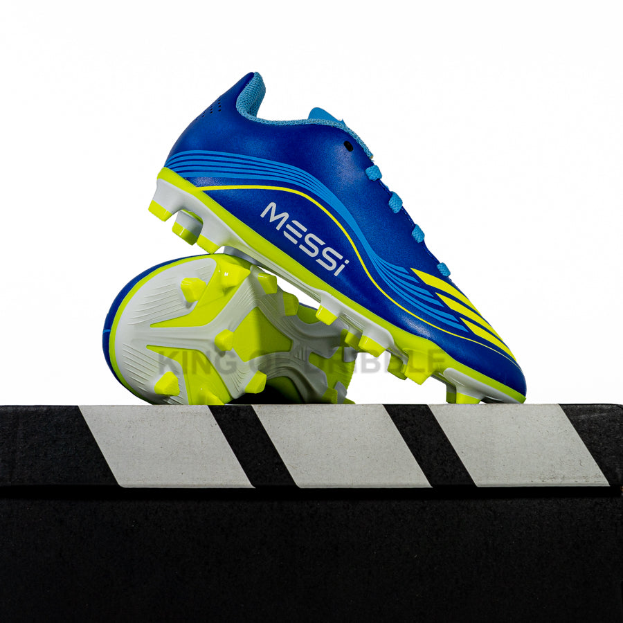 KING OF DRIBBLE Sepatu Bola Anak Adidas F50 Messi Club FG/MG JR JP7458 Original