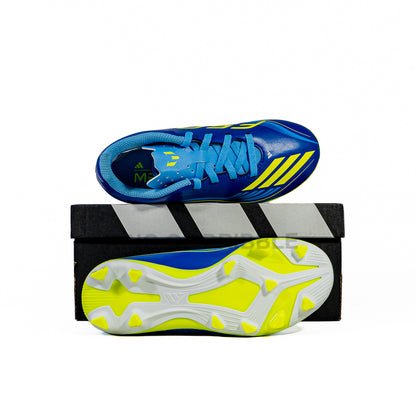 KING OF DRIBBLE Sepatu Bola Anak Adidas F50 Messi Club FG/MG JR JP7458 Original