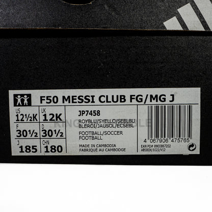 KING OF DRIBBLE Sepatu Bola Anak Adidas F50 Messi Club FG/MG JR JP7458 Original