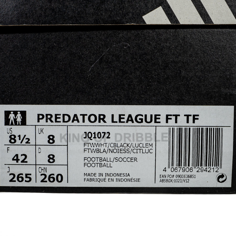 KING OF DRIBBLE Sepatu Mini Soccer Adidas Predator League FT TF JQ1072 Original