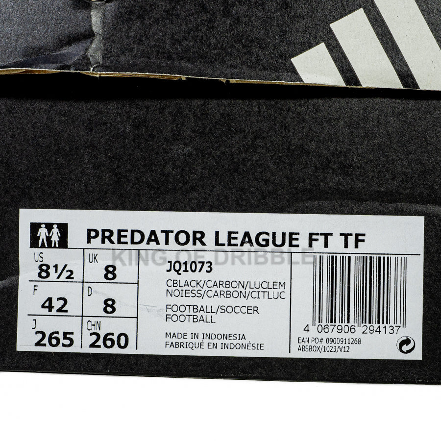 KING OF DRIBBLE Sepatu Mini Soccer Adidas Predator League FT TF JQ1073 Original