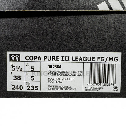 KING OF DRIBBLE Sepatu Bola Anak Adidas Copa Pure III League FG/MG JR JR2884 Original