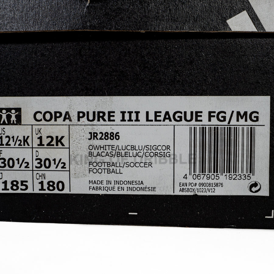 KING OF DRIBBLE Sepatu Bola Anak Adidas Copa Pure 3 League FG/MG JR2886 Original
