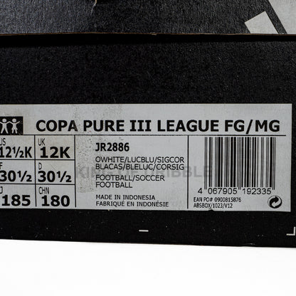 KING OF DRIBBLE Sepatu Bola Anak Adidas Copa Pure 3 League FG/MG JR2886 Original