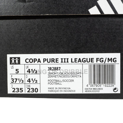 KING OF DRIBBLE Sepatu Bola Anak Adidas Copa Pure III League FG/MG JR JR2887 Original