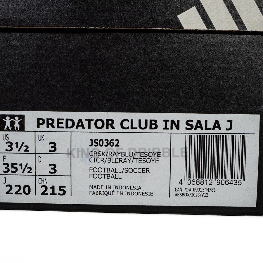KING OF DRIBBLE Sepatu Futsal Anak Adidas Predator Club IN Sala JR JS0362 Original