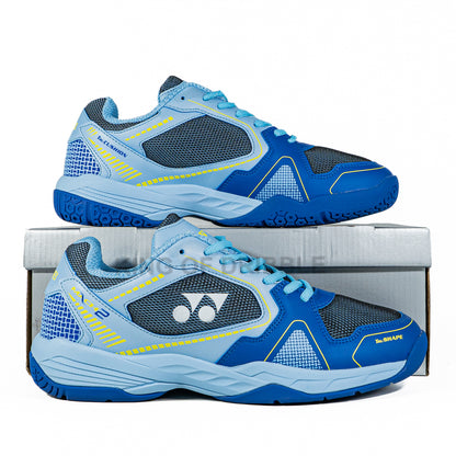 KING OF DRIBBLE Sepatu Badminton/Bulu Tangkis Yonex Mach 2 MACH-2-NBW Original