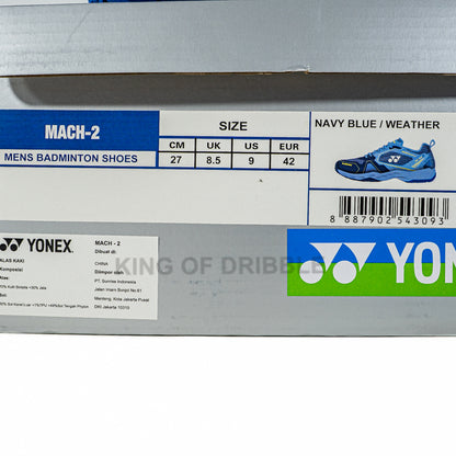 KING OF DRIBBLE Sepatu Badminton/Bulu Tangkis Yonex Mach 2 MACH-2-NBW Original