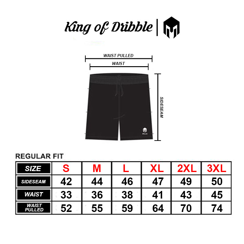 KING OF DRIBBLE Celana Training Mills Dega 3.0 Football Short 03100287-10 Original