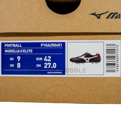 KING OF DRIBBLE Sepatu Bola Mizuno Morelia II Elite P1GA250401 Original