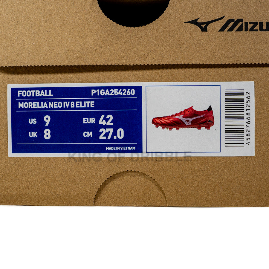 KING OF DRIBBLE Sepatu Bola Mizuno Morelia Neo IV B Elite P1GA254260 Original