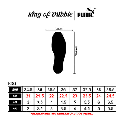KING OF DRIBBLE Sepatu Bola Anak Puma Ultra 5 Play FG/AG JR 107695-03 Original