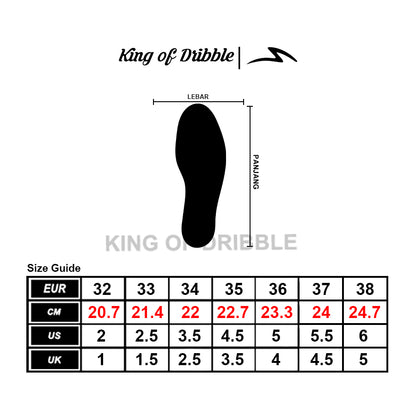 KING OF DRIBBLE Sepatu Sneakers Anak Specs Flowz JR 1000236 Original