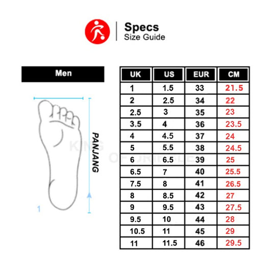 Sepatu Futsal Anak Specs Elevation One JR IN 1020082 Original BNIB